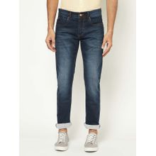 CRIMSOUNE CLUB Men's Blue Denim Jeans