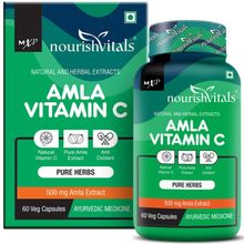 Nourish Vitals Amla Vitamin C Capsules With 500mg Amla Extract
