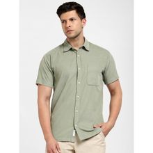 Selected Green Corduroy Short Sleeves Shirt