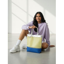 ETCETERA Ooo Tote - Nimbu Soda Silver Tote Bag