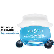 Dot & Key 72HR Hydrating Gel Moisturizer + Probiotics For Face, For Oily Combination Skin