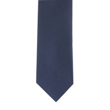 The Tie Hub Solid Navy Blue Necktie
