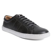 FACCE FELICI Men Grey Synthetic Leather Outdoor Casual Sneakers