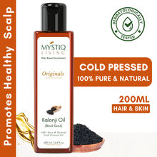 Mystiq Living Kalonji Oil 100% Pure Cold Pressed Oil (Onion Black Seed) for Hair