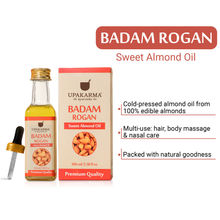 Upakarma Ayurveda Body, Skin & Hair Oil: Badam Rogan Sweet Almond Oil