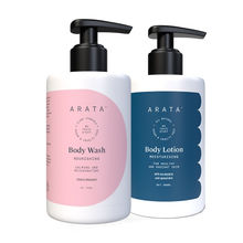 Arata Hydrating Bath & Body Combo Nourishing Body Wash + Moisturising Body Lotion