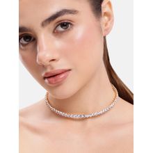 Estele Gold Plated Embellished Choker