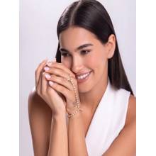 Niscka Gold Plated Crystal Hath Phool