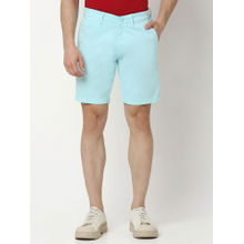 Spykar Blue Regular Fit Blue Shorts for Men