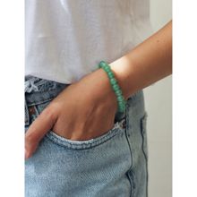 Energy Strings Round Jade Crystal Bracelet