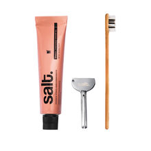 Salt. Oral Care Senergy Sensitivity Toothpaste + Squeezer Key + Eden Toothbrush