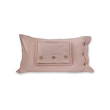 Veda Homes Buttoned Peach Bedsheet (Set of 3) (Set of 3)