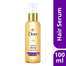 Dove Radiant Shine + UV Protect Hair Serum For Dry & Frizzy Hair