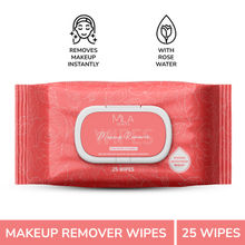 Mila Beauté Makeup Remover Wipes Hydrating & Refreshing With Rosewater & Vitamin E - 25 Wipes