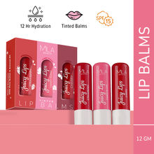 Mila Beauté Tinted Juicy Lip Balms Pack Of 3