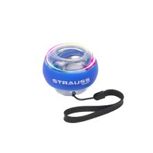 Strauss Wrist Power Gyro Ball with Led Light, Blue