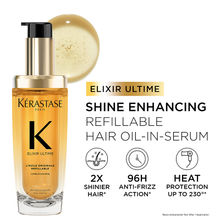 Kérastase Elixir Ultime Hair Oil-In-Serum Refillable For All Hair Types, 2x Shinier Hair