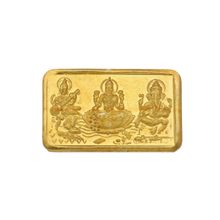 Sri Jagdamba Pearls 0.5 Gram 24Kt (999) Ganesh Saraswathi Lakshmi Gold Coin