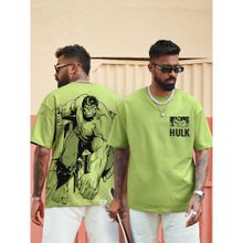 The Souled Store Official Hulk: The Incredible Men Oversized T-Shirts