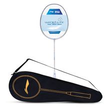 Li-Ning Wind Lite 900 II Carbon Graphite Badminton Strung with Cover -White