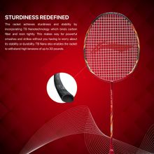 Li-Ning Challenger Boost Carbon Graphite Strung Badminton and Cover -Multi-Color