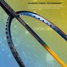 Li-Ning Super Series SS100 Carbon Graphite Badminton Strung with Cover -Navy Blue