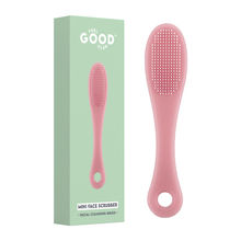 Feel Good Club Mini Face Skin Scrubber - Soft Silicone Exfoliator Brush For Nose Pores & Blackheads