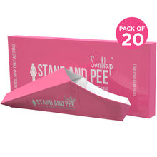 SanNap Stand And Pee Disposable Female Urine Director - 20 Funnels
