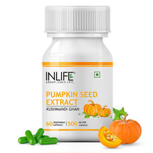 INLIFE Pumpkin Seed Extract Supplement 500mg 60 Capsules
