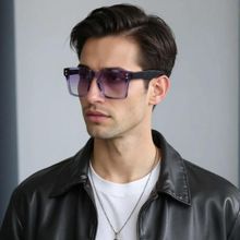 TED SMITH Unisex Grey Graded Premium Italian Acetate Sunglasses with Polarized Lenses