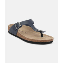 HF Journey Men Navy Blue Round Toe Sandals