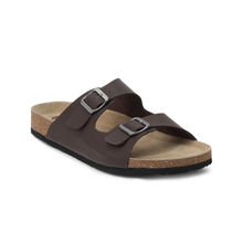 HF Journey Men Brown Round Toe Sandals