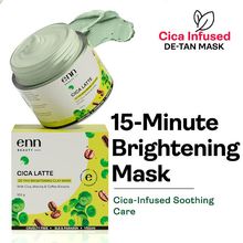 ENN Cica Latte De-Tan Clay Mask with Matcha, Coffee & Cica for Brightening & Oil Control