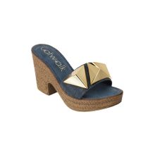 Catwalk Women Blue Block Heels