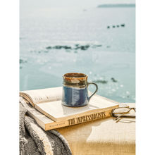Twig & Twine Austere Ceramic Glazed Indigo Mug