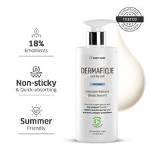 Dermafique Intensive Restore Body Lotion Serum - 18% Emollients, Quick Absorbing & Non-Sticky