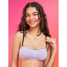 Enamor Xo Lilac Non-Wired Non Padded Multiway Bra