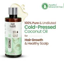 Nat Habit 100% Pure Cold Pressed Coconut Hair & Skin Oil