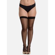 Mod & Shy Thigh-High Stretchable Stockings Black