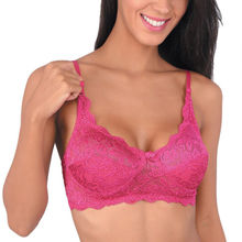 Bralux Women's Angeleena Lace Full Bra Pink