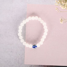 NVR Unisex Evil Eye Crystal Elasticated Bracelet