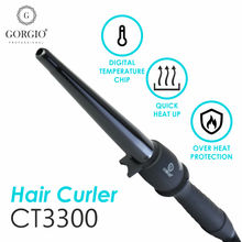 Gorgio Professional Premium Hair Curling Tong wand (CT3300)