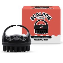 Scalppie Pro Silicon Hair Scalp Massager & Shampoo Brush Scrub - Hair Growth & Anti Dandruff - Black