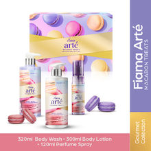 Fiama Arte Macaron Treats,Luxury Bath & Body Set of Bodywash,Body Lotion,Perfume