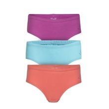 Jockey Solid Assorted Girls Panty Pack Of 3 - Multi-Color