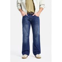 Snitch Dark Blue Washed Regular Casual Jeans for Men