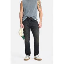 Snitch Black Denim Slim Casual Jeans for Men