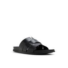 Aldo Black Leather Sandals