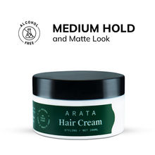 Arata Styling Hair Cream For Frizz Free & Definition - Adds Texture & Control