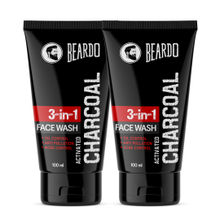 Beardo Activated Charcoal Face Wash ( Buy 1 Get 1 Free)